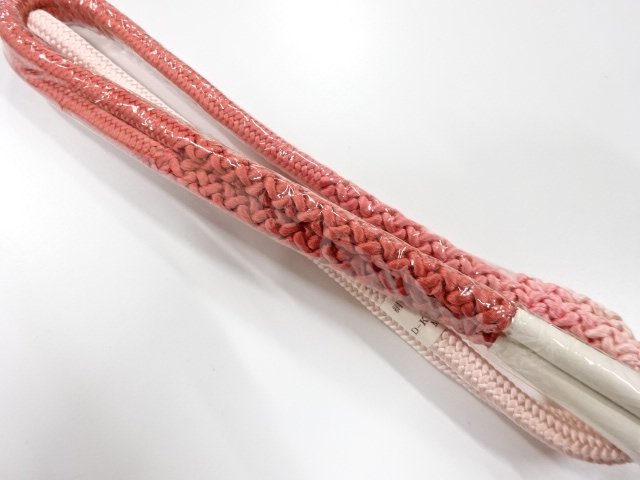 JAPANESE KIMONO / UNUSED HAND-TIED OBIJIME